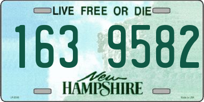 NH license plate 1639582