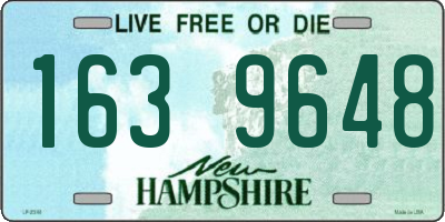 NH license plate 1639648
