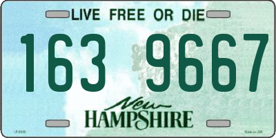 NH license plate 1639667