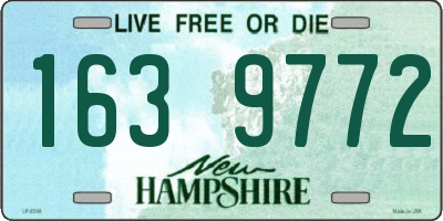NH license plate 1639772