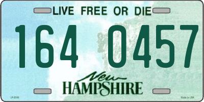 NH license plate 1640457