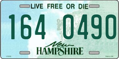 NH license plate 1640490
