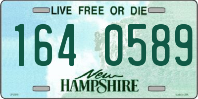 NH license plate 1640589