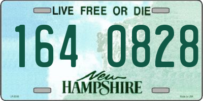 NH license plate 1640828