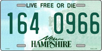 NH license plate 1640966