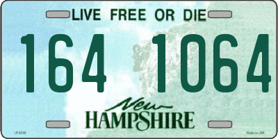 NH license plate 1641064