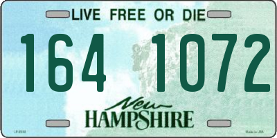 NH license plate 1641072