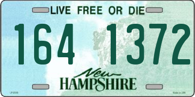 NH license plate 1641372