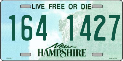 NH license plate 1641427
