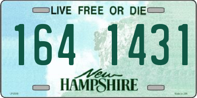 NH license plate 1641431