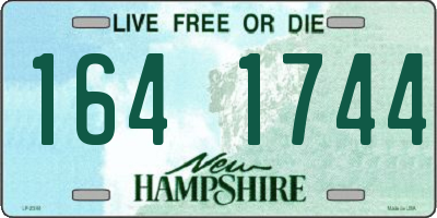 NH license plate 1641744