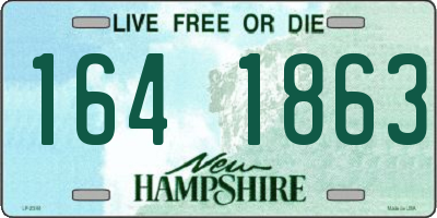 NH license plate 1641863