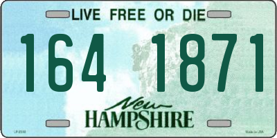 NH license plate 1641871