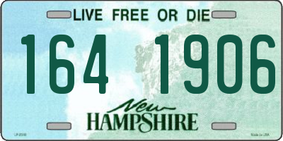 NH license plate 1641906