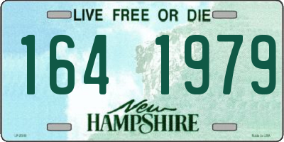 NH license plate 1641979