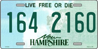 NH license plate 1642160