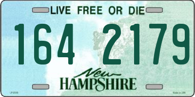 NH license plate 1642179