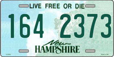 NH license plate 1642373