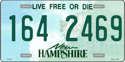 NH license plate 1642469
