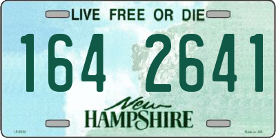 NH license plate 1642641