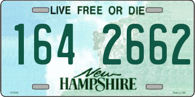 NH license plate 1642662