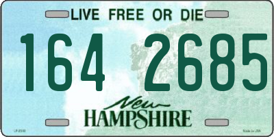 NH license plate 1642685