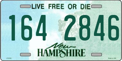 NH license plate 1642846