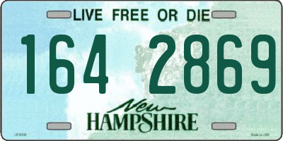 NH license plate 1642869