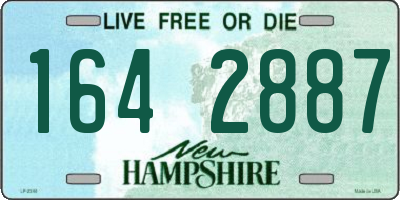 NH license plate 1642887
