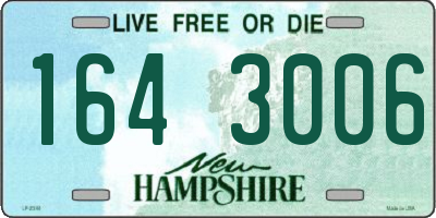 NH license plate 1643006