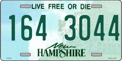 NH license plate 1643044
