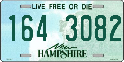 NH license plate 1643082