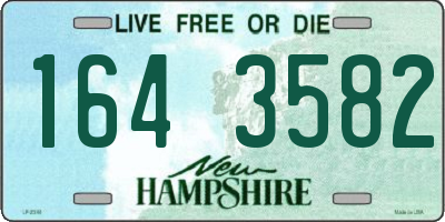 NH license plate 1643582