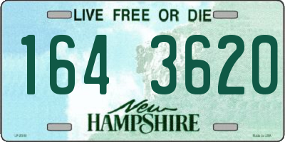NH license plate 1643620