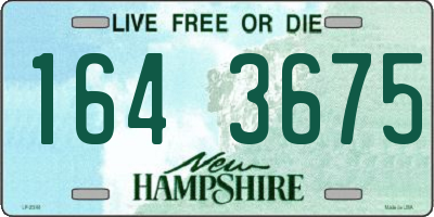 NH license plate 1643675