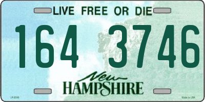 NH license plate 1643746