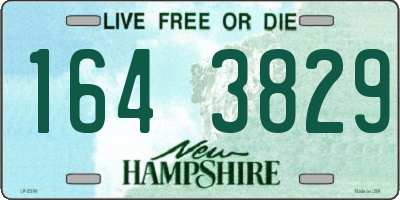 NH license plate 1643829