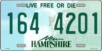 NH license plate 1644201
