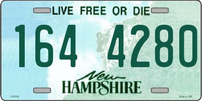 NH license plate 1644280