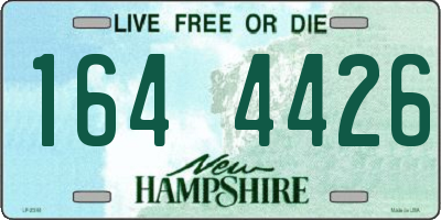 NH license plate 1644426