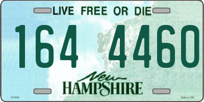 NH license plate 1644460