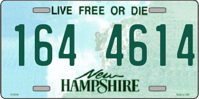 NH license plate 1644614