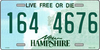 NH license plate 1644676