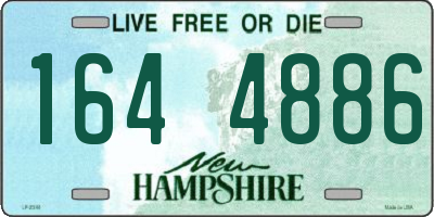 NH license plate 1644886