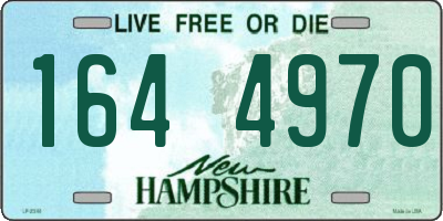 NH license plate 1644970