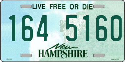 NH license plate 1645160