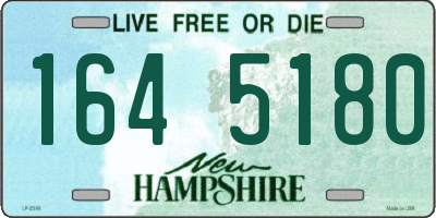 NH license plate 1645180