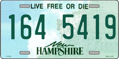 NH license plate 1645419