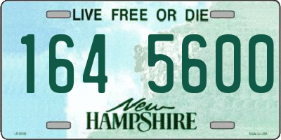NH license plate 1645600