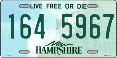 NH license plate 1645967